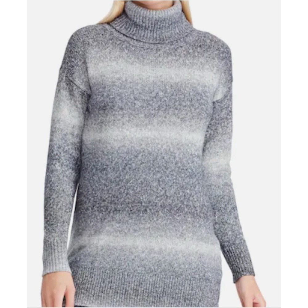 CHAPS Women's Ombre Stripe Turtleneck Sweater (Size XL) NWT MSRP $69